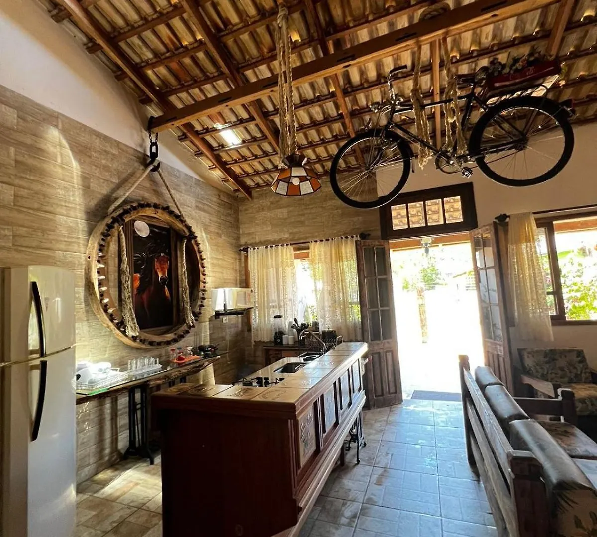 Casa Praia De Bombas 6 Pessoas - Casa Bicicleta ボンビーニャス ブラジル